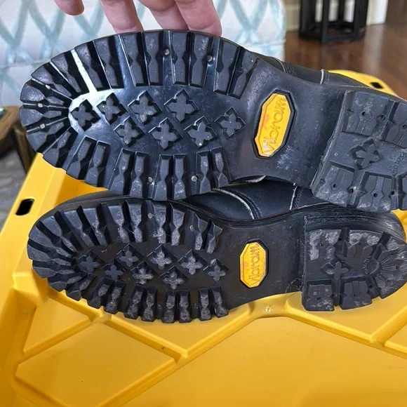 Double RL/Black Leather Men's Boots! - Picture 6 of 6